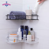 Bathroom Shelf Metal Shelf Storage Rack Stainless Steel Punch-Free Firm Shower Kitchen Fitted Wall Storage Organizer Rack