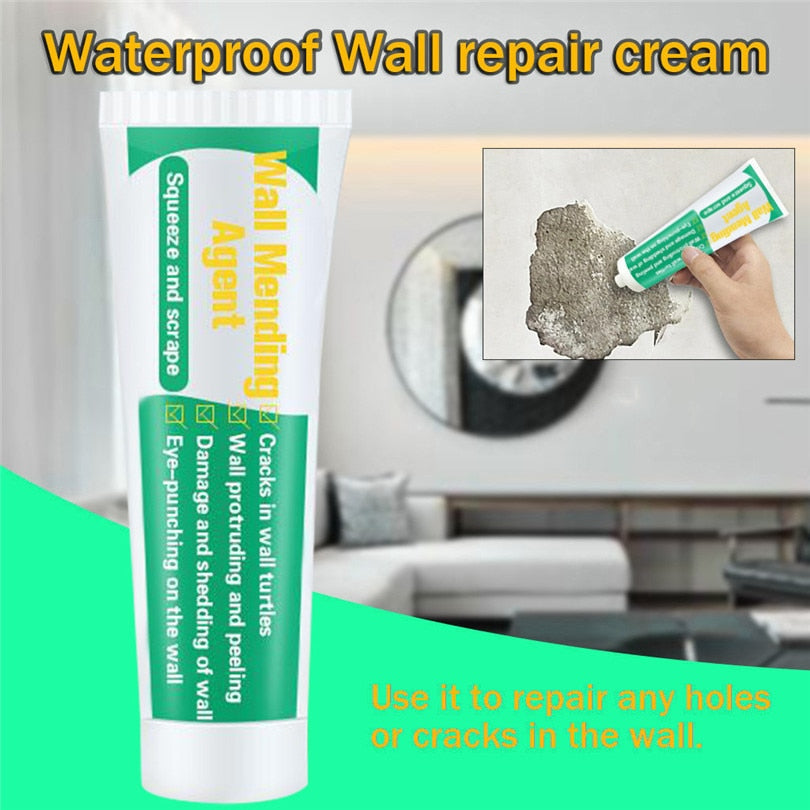 1pc 100ml Valid mouldproof Wall Mending Agent Wall Repair Cream Wall Crack Nail Repair quick-drying patch restore original #3S6