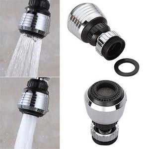 360 Degree Rotary Swivel Faucet Nozzle Anti-splash Water Filter Adapter Shower Head Bubbler Saver Tap for Bathroom Kitchen Tools