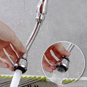 Portable Faucet Shower Head Tap Kitchen Splash Nozzle Cockpit Crane Attachment Incest Rotatable Water-saving Bath Filter