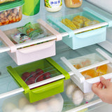 Kitchen supplies refrigerator storage rack drawer partition frame plastic shelf multifunctional storage box rack LB1085