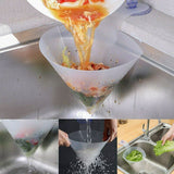 Multifunction Kitchen Self-standing Sink Drain Leftover Juice Separate Juice Filter Foldable Simple Sink Filter