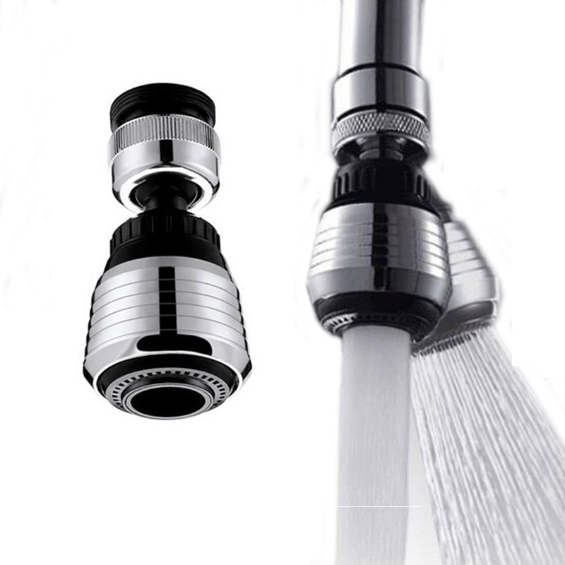 Cheap 2 Modes Water-saving ABS Water faucet 360 degree Revolving Water Tap Nozzle ABS Faucets Spouts for Kitchen Bathroom 24mm